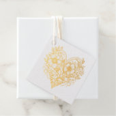 Blumenherz Romantik Geschenkanhänger (Mit Box)