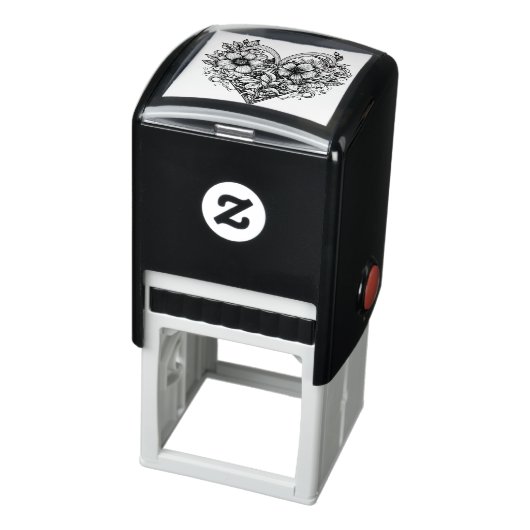 Blumenherz Romantik Permastempel (Produkt)