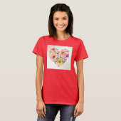 Blumenherz-T - Shirt (Vorne ganz)