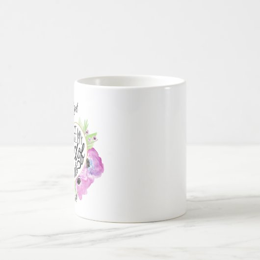 Blumenherz-Trauzeugin-Antrag-Tasse Kaffeetasse (Mittel)