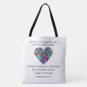 Blumenherz, Vers. der Kommentare 3:22-24 Tasche (Vorderseite)