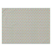 Blumenherz-Volkskunst-Muster Tischdecke (Vorderseite (Horizontal))