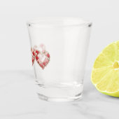 Blumenherzmuster Glas (Rechts)