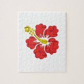 BlumenHibiskus Puzzle (Vertikal)