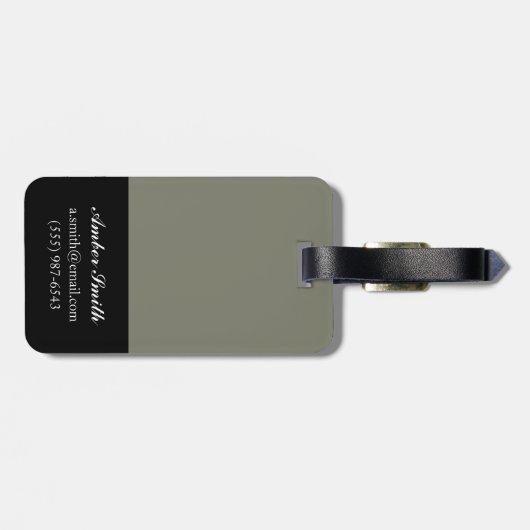 Blumenhilfe I Gepäckanhänger (Rückseite horizontal)