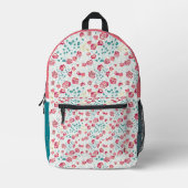 Blumenhimmel Druckausschnitt Rucksack (Vorderseite)