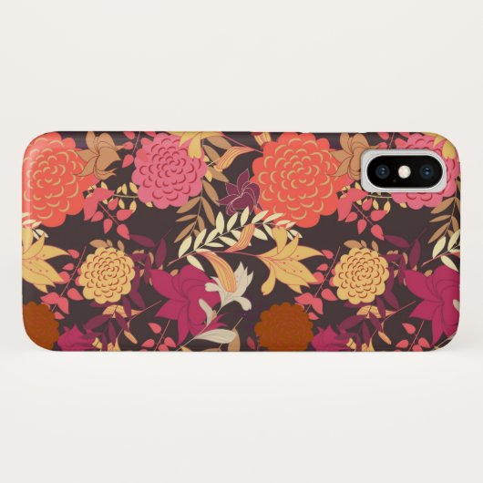 Blumenhintergrund 2 2 Case-Mate iPhone hülle (Rückseite (Horizontal))