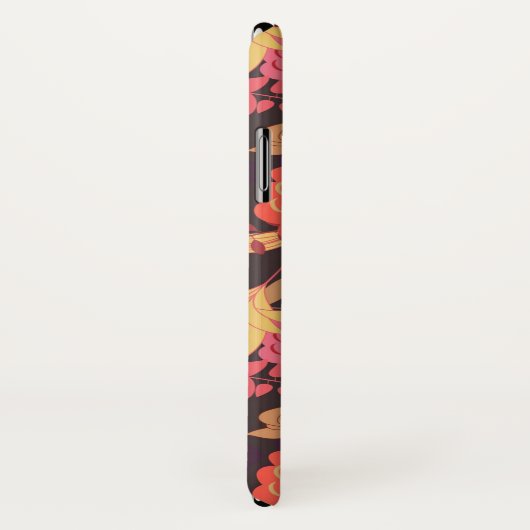 Blumenhintergrund 2 2 Case-Mate iPhone hülle (Hinten/Rechts)