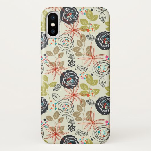 Blumenhintergrund 2 Case-Mate iPhone hülle (Rückseite)