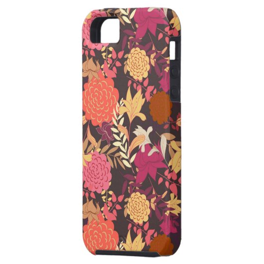 Blumenhintergrund 2 Case-Mate iPhone hülle (Rückseite Links)