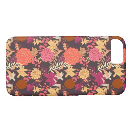 Blumenhintergrund 2 Case-Mate iPhone hülle (Rückseite (Horizontal))