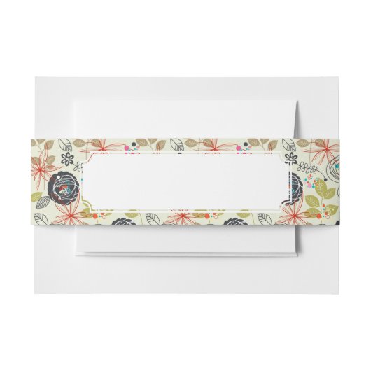 Blumenhintergrund 2 einladungsbanderole (Vorderseite Beispiel)