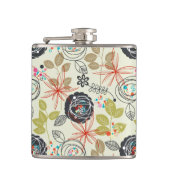 Blumenhintergrund 2 flachmann (Vorderseite)