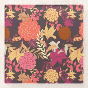 Blumenhintergrund 2 glasuntersetzer