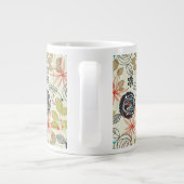 Blumenhintergrund 2 Jumbo-Tasse (Rückseite)