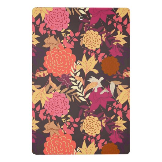 Blumenhintergrund 2 mini klemmbrett (Rückseite)