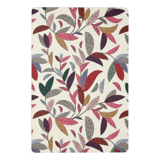 Blumenhintergrund 2 mini klemmbrett (Rückseite)