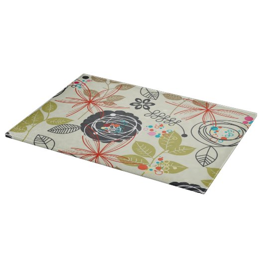 Blumenhintergrund 2 schneidebrett (Ecke)