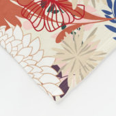 Blumenhintergrund 3 fleecedecke (Ecke)