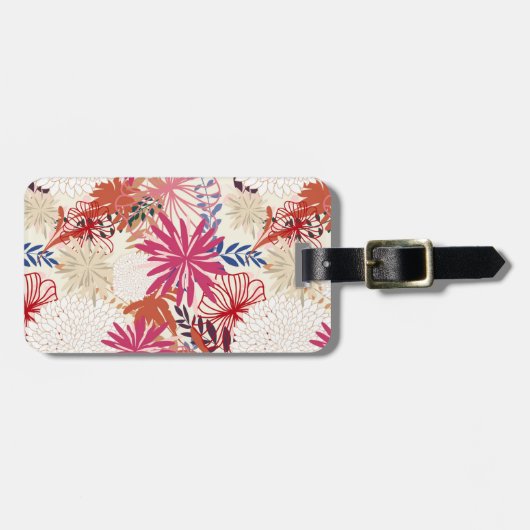 Blumenhintergrund 3 gepäckanhänger (Vorderseite horizontal)