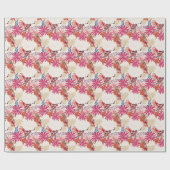Blumenhintergrund 3 geschenkpapier (Flach)