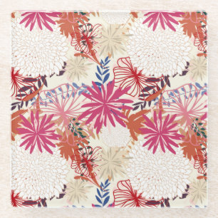 Blumenhintergrund 3 glasuntersetzer