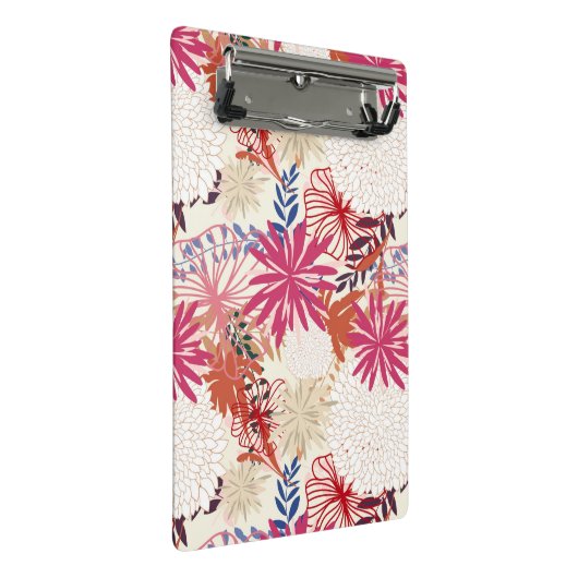 Blumenhintergrund 3 mini klemmbrett (Schrägansicht)