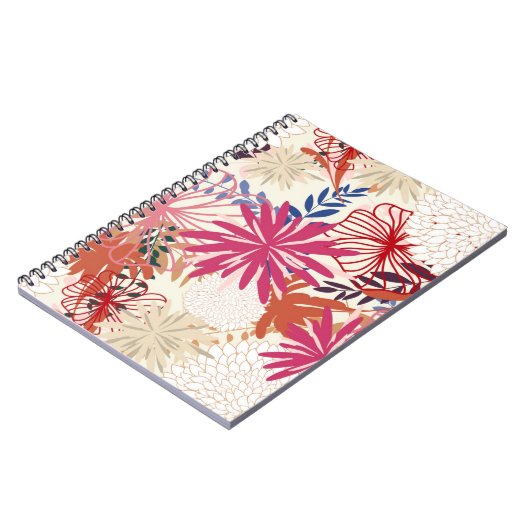 Blumenhintergrund 3 notizblock (Linke Seite)