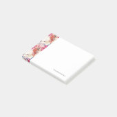 Blumenhintergrund 3 post-it klebezettel (angewinkelt)