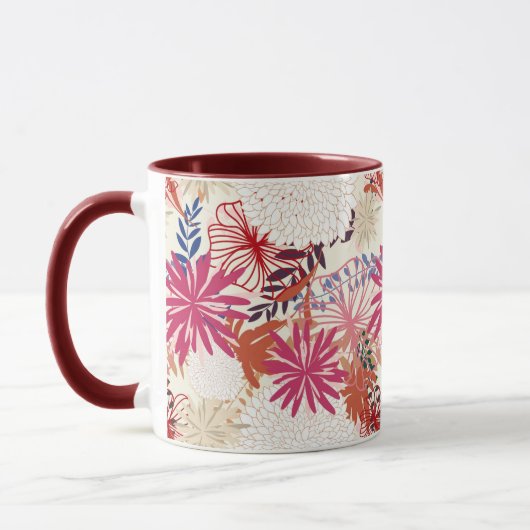 Blumenhintergrund 3 tasse (Links)