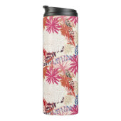 Blumenhintergrund 3 thermosbecher (Nach rechts gedreht)