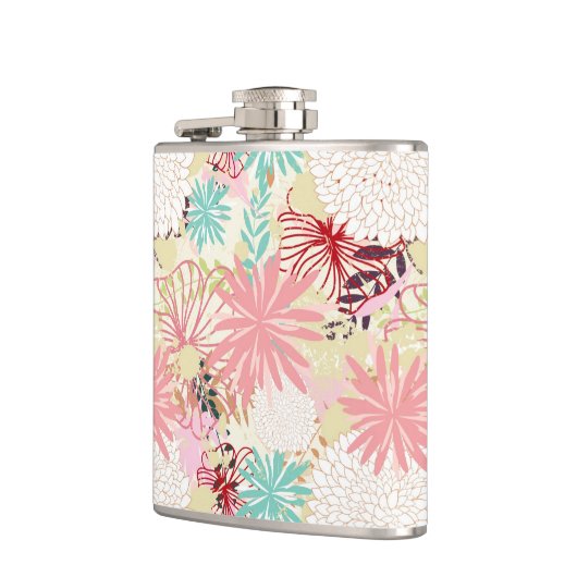 Blumenhintergrund 4 flachmann (Links)