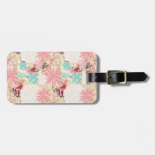 Blumenhintergrund 4 gepäckanhänger (Vorderseite horizontal)