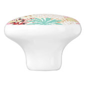 Blumenhintergrund 4 keramikknauf (Seitenansicht)