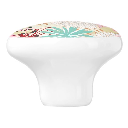 Blumenhintergrund 4 keramikknauf (Seitenansicht)