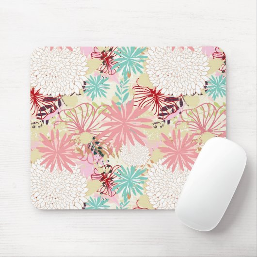 Blumenhintergrund 4 mousepad (Mit Mouse)