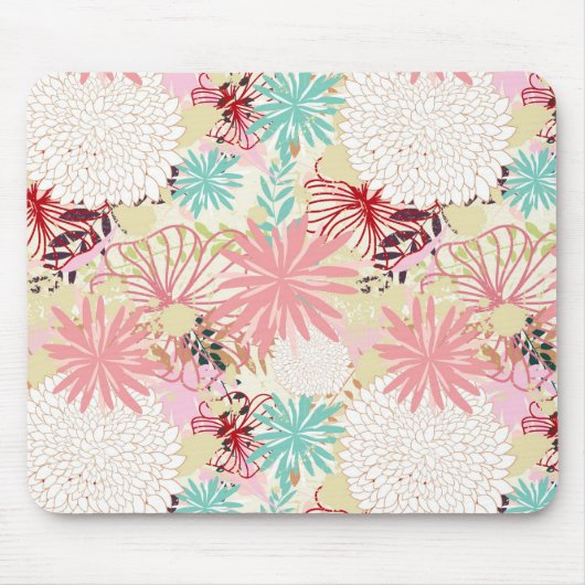 Blumenhintergrund 4 mousepad (Vorne)