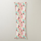 Blumenhintergrund 4 seitenschläferkissen (Vorderseite Vertikal)