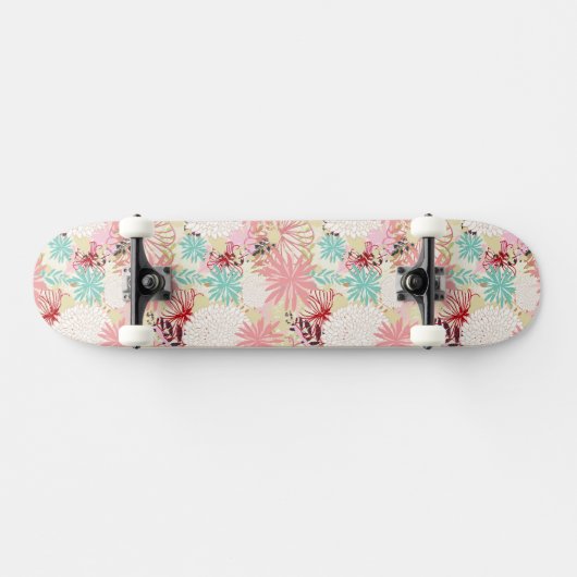 Blumenhintergrund 4 skateboard (Horizontal)