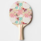 Blumenhintergrund 4 tischtennis schläger (Vorderseite)