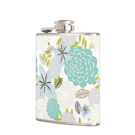 Blumenhintergrund 5 flachmann (Links)