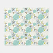 Blumenhintergrund 5 fleecedecke (Vorderseite (Horizontal))