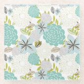 Blumenhintergrund 5 glasuntersetzer (Vorderseite)