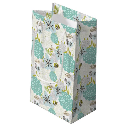 Blumenhintergrund 5 kleine geschenktüte (Rückseite Schrägansicht)