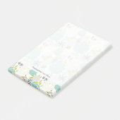 Blumenhintergrund 5 post-it klebezettel (angewinkelt)