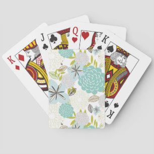 Blumenhintergrund 5 spielkarten
