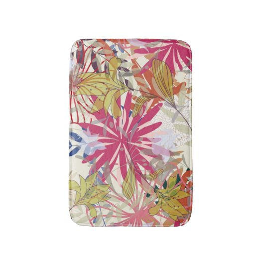 Blumenhintergrund 6 badematte (Vorderseite Vertikal)