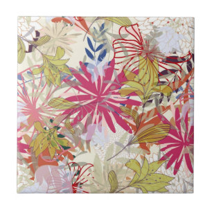 Blumenhintergrund 6 fliese