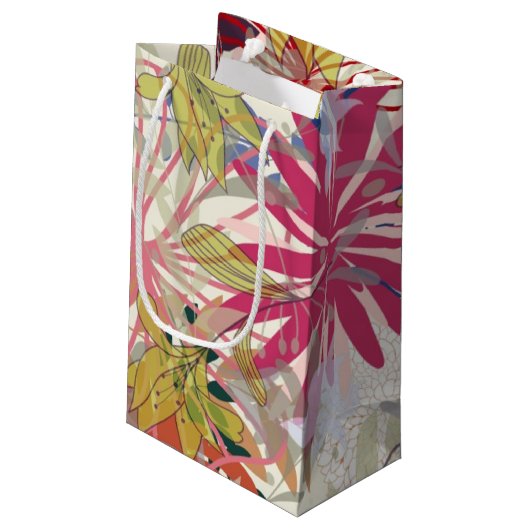 Blumenhintergrund 6 kleine geschenktüte (Rückseite Schrägansicht)