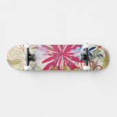 Blumenhintergrund 6 skateboard (Horizontal)